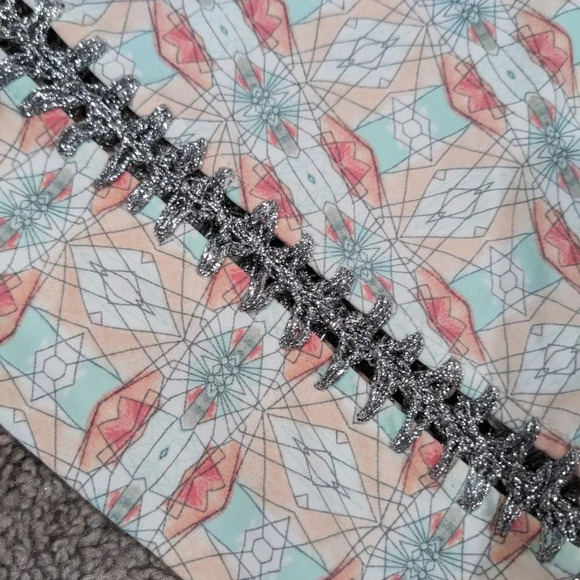 Cabana life Women's Tunic swim cover up Cream Pink and Blue Size Large - Picture 4 of 11